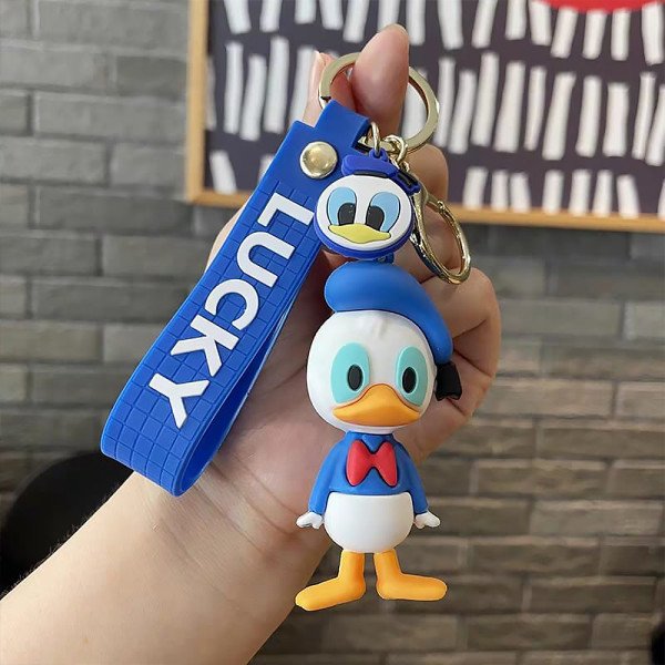 Silicone Keychain Donald Duck