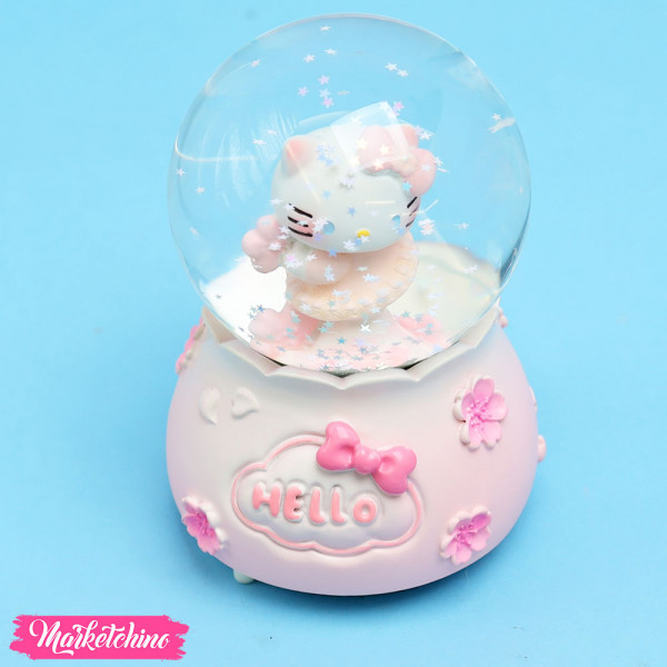 Glass Snow Ball - Kitty