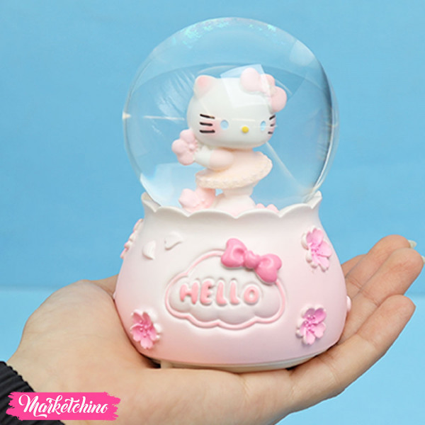 Glass Snow Ball - Kitty