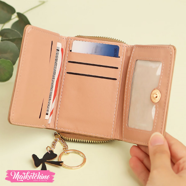 Leather Wallet - Daisy Flower 