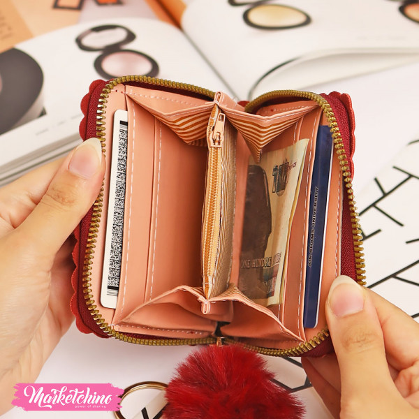Leather Wallet - Cat
