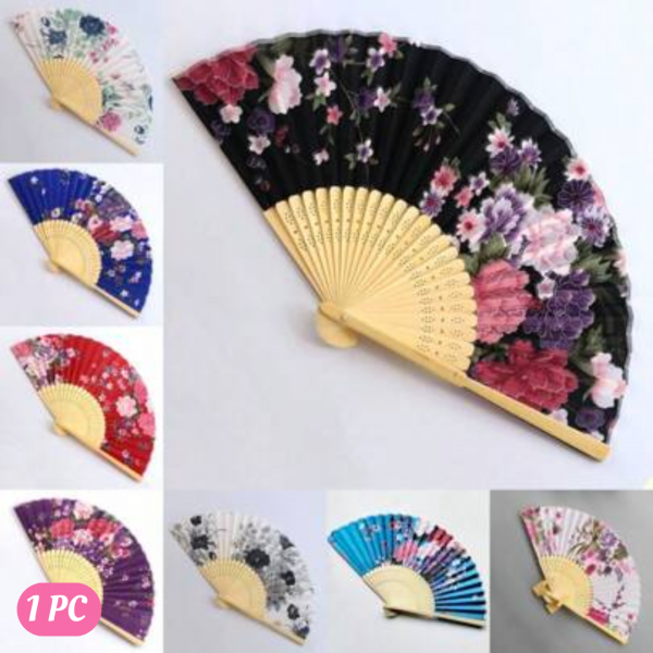 1pc Ancient Style Random Folding Fan For Women 