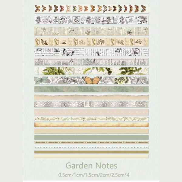 20rolls Vintage Pattern Washi Tape (300 cm )