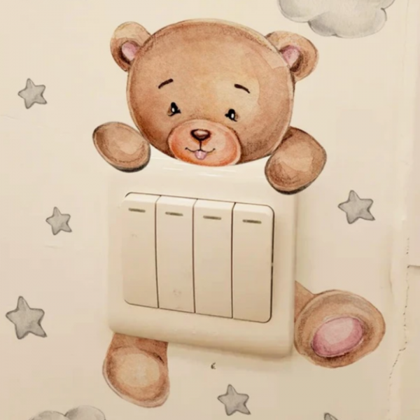  Self-adhesive PVC Switch Outlet Wall Sticker