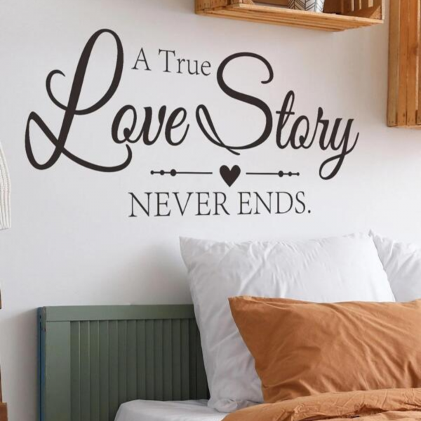 Slogan Graphic Wall Sticker