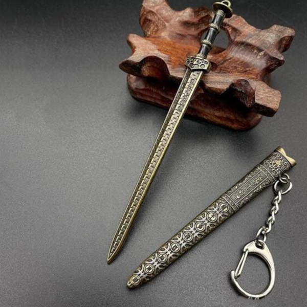 Chinese Ancient Sword Charm Fashion Keychain