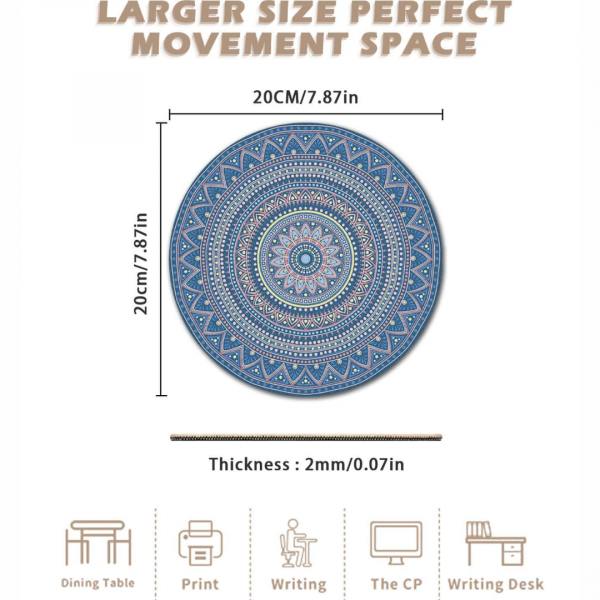 Flower Pattern Mouse Pad