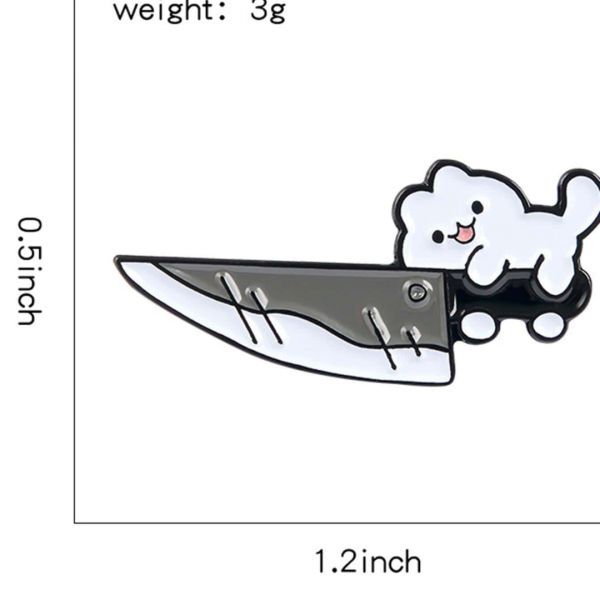 Cat Cartoon Design Brooch