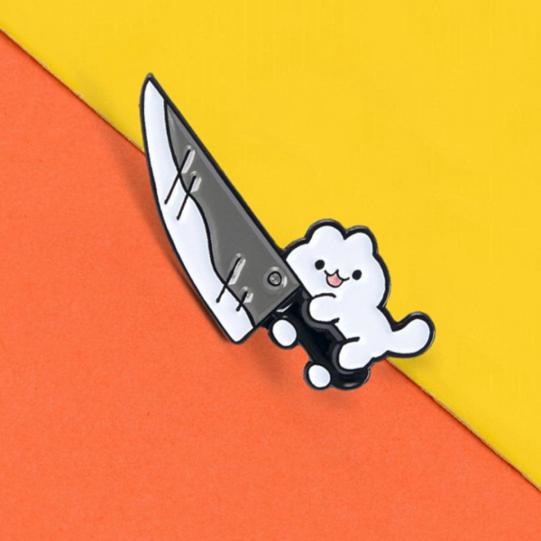 Cat Cartoon Design Brooch