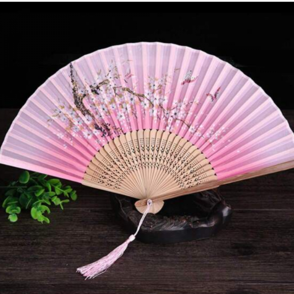  Bamboo Manual Fan