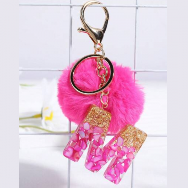 Resin Keychain Letter-M