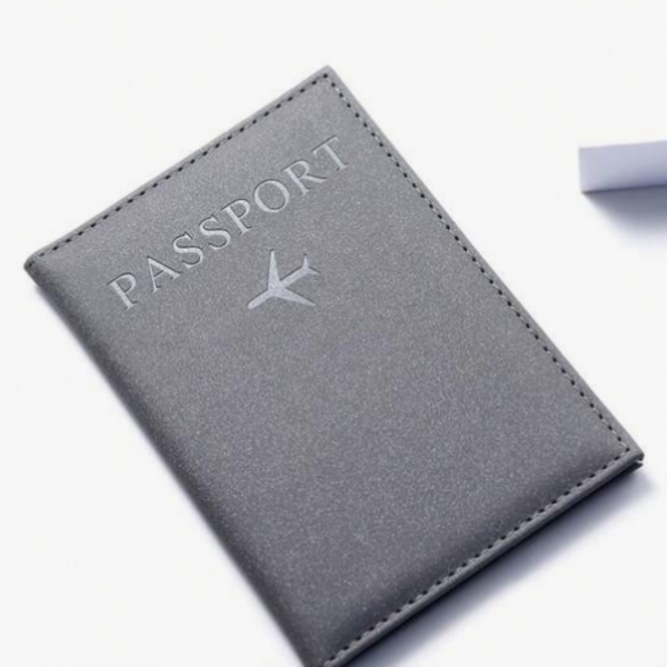 PU Simple Passport Holder Passport Protection Case Travel Passport ID Credit Card Cover Holder