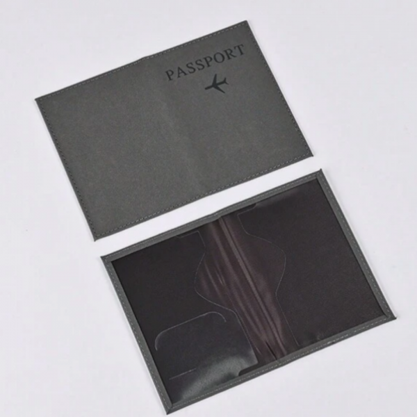 PU Simple Passport Holder Passport Protection Case Travel Passport ID Credit Card Cover Holder
