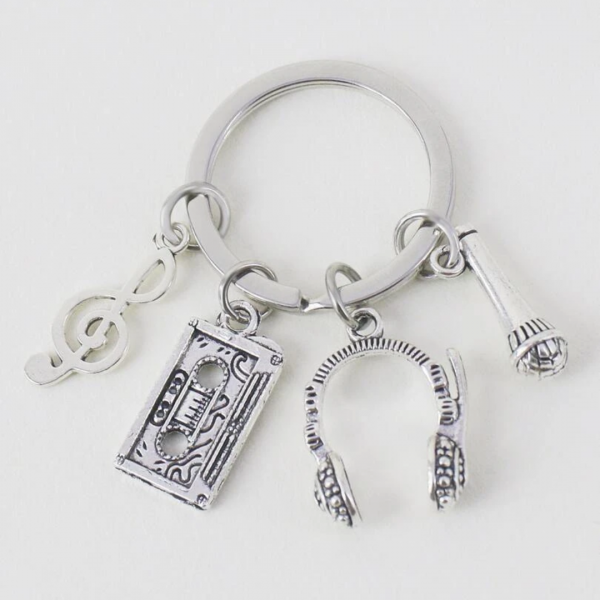 Musical Note Keychain