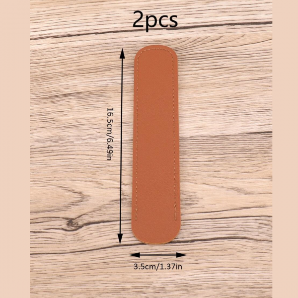 2pc Solid Color Pencil Bag