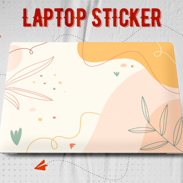 Cover Laptop Sticker Light Background 15.6 Inch