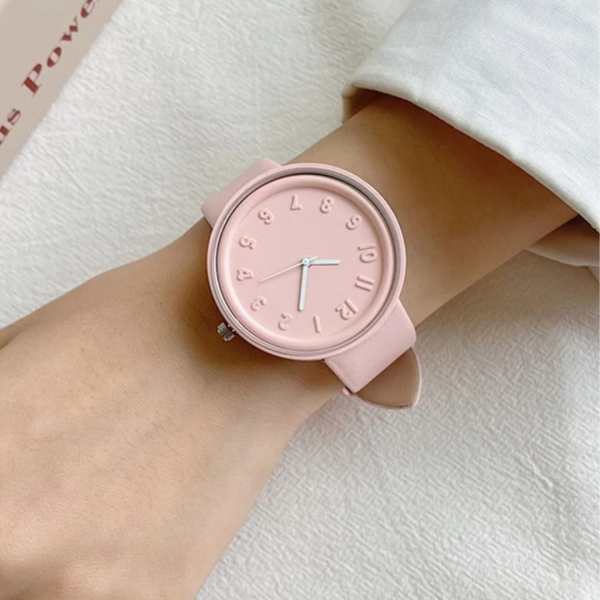 Quartz on sale watch pink