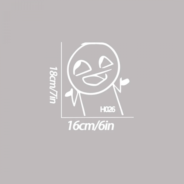 Cartoon Graphic Car Sticker