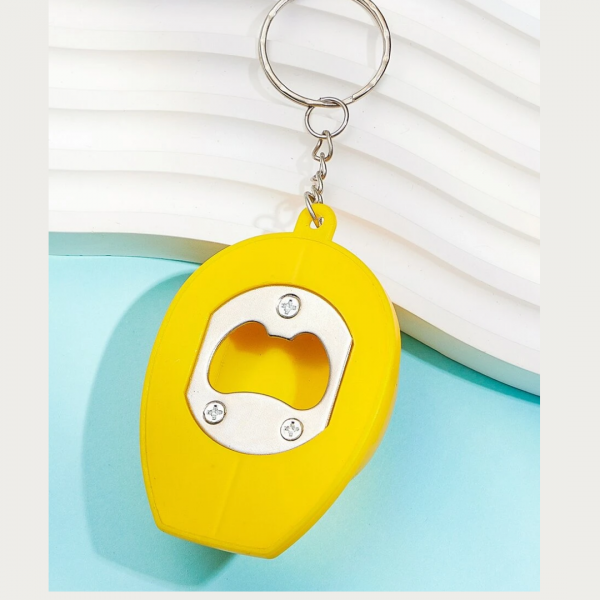 Helmet Design Bottle Opener Charm Keychain