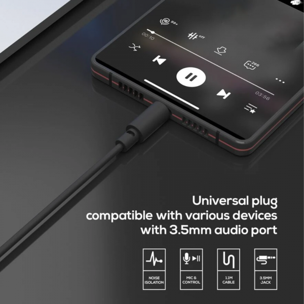  Control Wired In-ear Earphone (3.5 MM  )