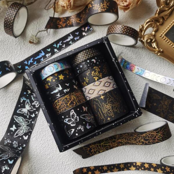 10rolls Mixed Pattern Washi Tape (300 cm )