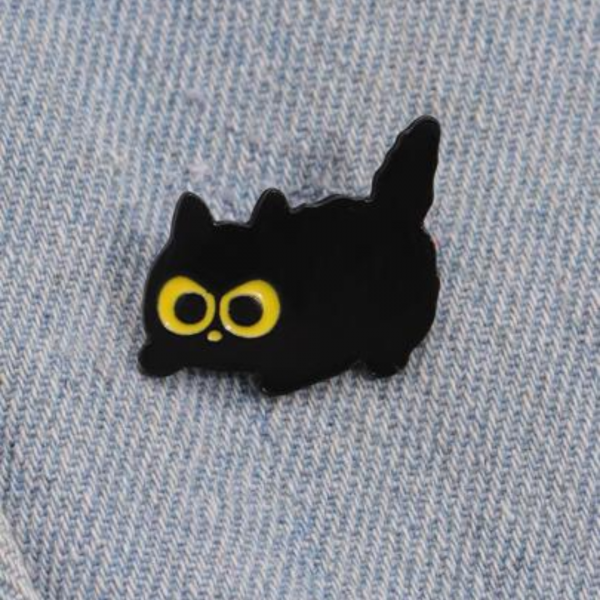  Cute Cartoon Cat Brooch 