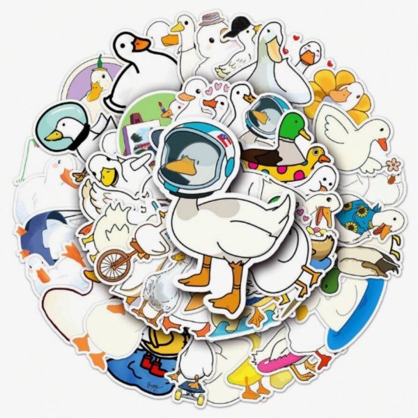 50pcs Duck Animals Stickers