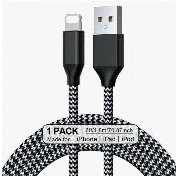  6FT IPhone Fast Charger Lightning Cable  (2 m )