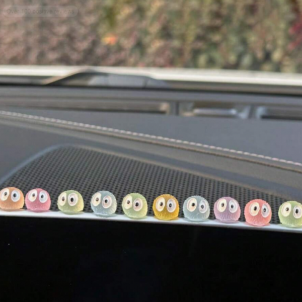 10pcs Small Coal Ball Luminous Multi-Color Car Ornament