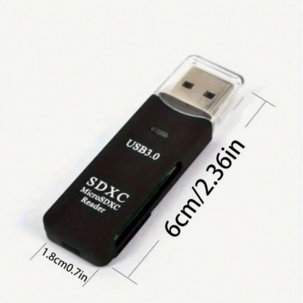Mini High Speed 2 In 1 Multi Card Reader USB 3.0 Micro SD TF Card Memory Flash Drive Adapter
