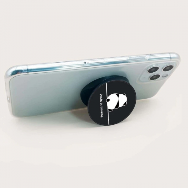 Cartoon Panda Print Stand-Out Phone Holder