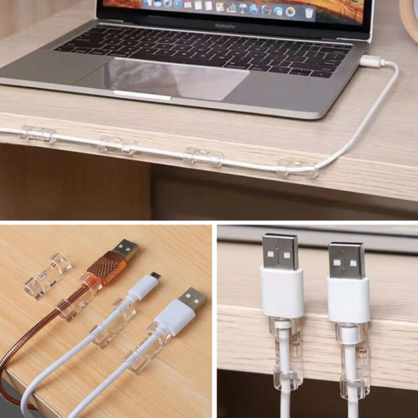 20pcs Data Cable Fixing Clip