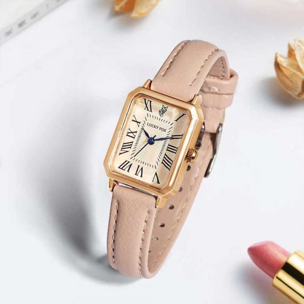 Rectangle Pointer Quartz Watch