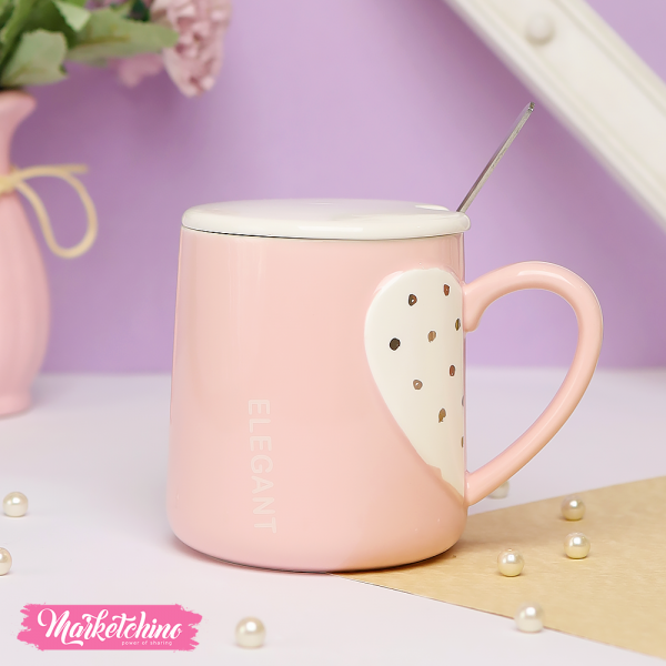 ceramic mug - elegant white