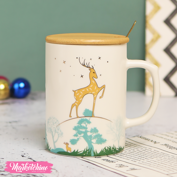 ceramic mug -white