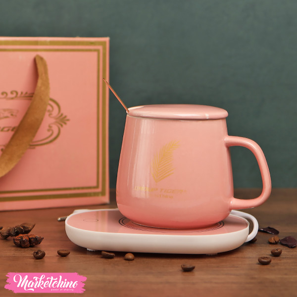 Set Electric Mug Warmer-Feather 