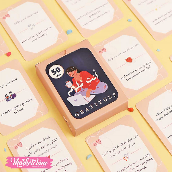 50 Question Card For Gratitude - أنت ملهم