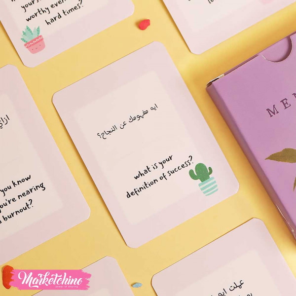 50 Question Card For Mental Health - أنت ملهم