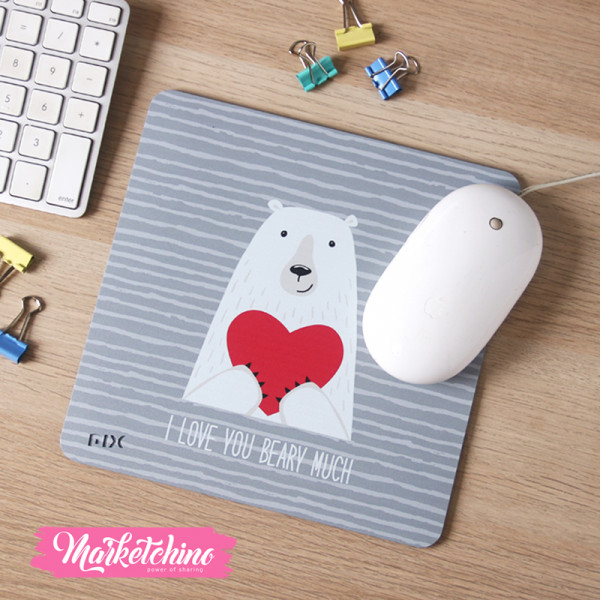 Rubber Mouse Pad-Bear
