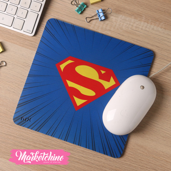 Rubber Mouse Pad-Super Man