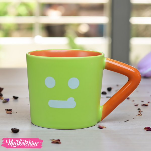 Ceramic Mug-Green Smile