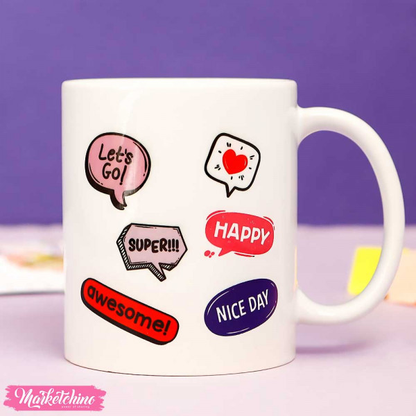 Printed Mug - Encouragement Words 