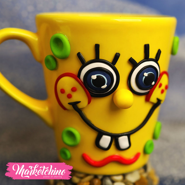 Polymer Ceramic Mug-Sponge Pop