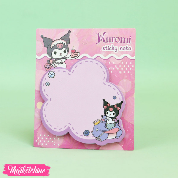 Flower Sticky Note - Kuromi 