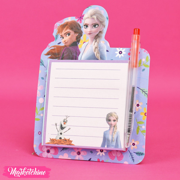 Sticky Note With Pen - Frozen