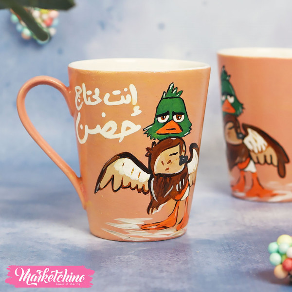 Painted Ceramic Mug - Migration