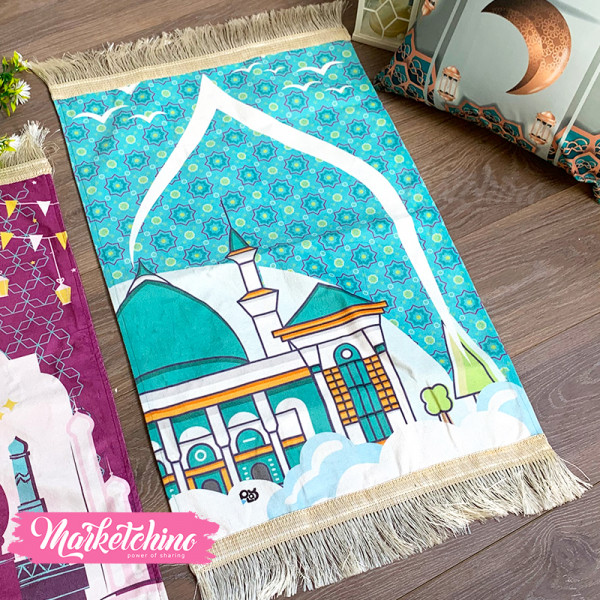 Small Prayer Rug-White&Mint Green - Buy best Handmade Products in Egypt  with best Prices | Marketchino