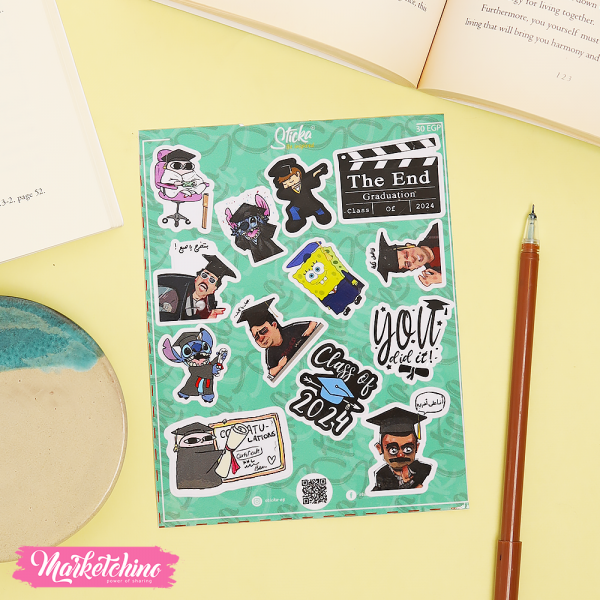 Laptop Sticker-التخرج