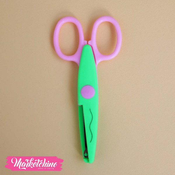 Metal Craft Scissors-Green