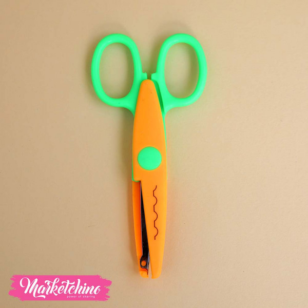 Metal Craft Scissors-Orange